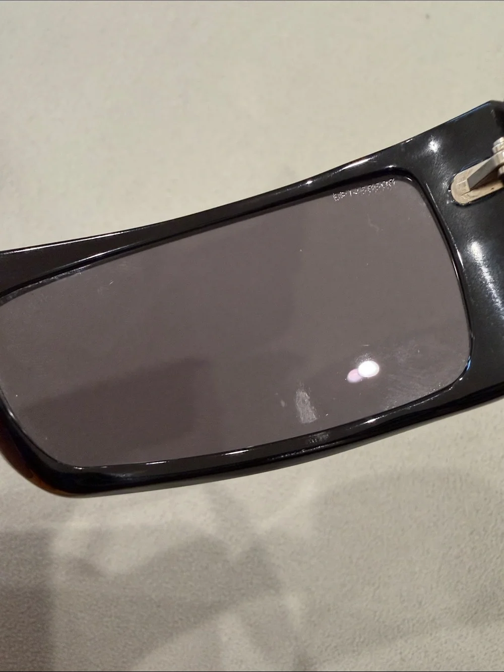 Prada SPR 08G 1AB-1A1 Black Shield Sunglasses – Made in Italy